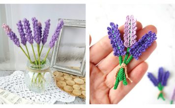 Lavender Flower Crochet Patterns