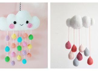 Rain Cloud Amigurumi Crochet Patterns