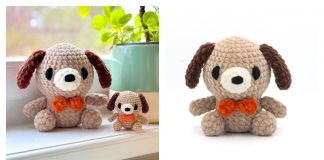 Casper the Dog Amigurumi Free Crochet Pattern and Video Tutorial