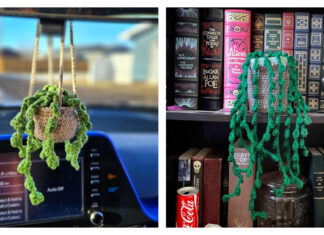 Mini Hanging Plant Crochet Patterns