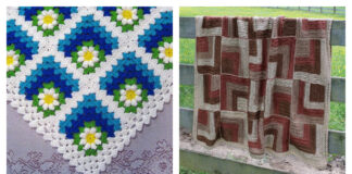 Mitered Blanket Crochet Patterns