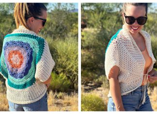 Mandala Summer Cardigan Free Crochet Pattern and Video Tutorial