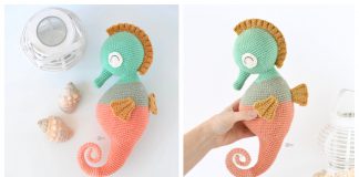 Neo the Seahorse Amigurumi Free Crochet Pattern