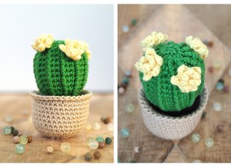 Barrel cactus Amigurumi Free Crochet Pattern