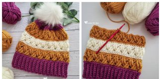 Celtic Stripes Beanie Free Crochet Pattern