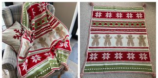 Christmas Eve Wishes Blanket Free Crochet Pattern