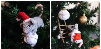 Christmas Mice and Bauble Free Crochet Pattern