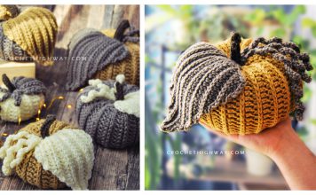 Faux-knit Look Pumpkin Crochet Pattern
