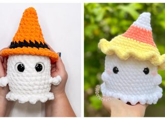 Ghost With a Hat Amigurumi Crochet Patterns