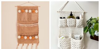 Wall Hanging Organizer Free Crochet Pattern