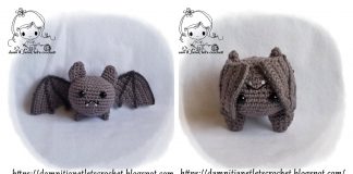 Round Plush Bat Amigurumi Free Crochet Pattern