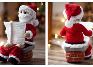 Christmas Bad Santa Amigurumi Crochet Pattern