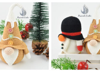 Gingerbread Christmas Gnome Amigurumi Free Crochet Pattern