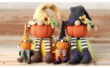 Pumpkin Gnome Amigurumi Free Crochet Pattern