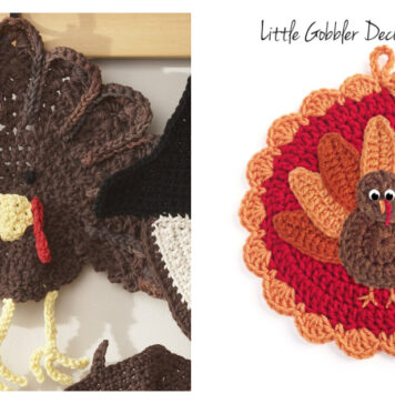 Thanksgiving Decorative Potholder Free Crochet Pattern