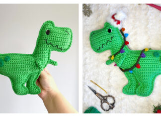 Tyrannosaurus Rex Amigurumi Free Crochet Pattern