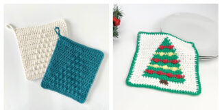 10+ Christmas Tree Potholder Free Crochet Patterns