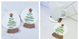 Christmas Tree Snow Globe Free Crochet Pattern and Video Tutorial