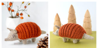 Emilio the Armadillo Amigurumi Free Crochet Pattern