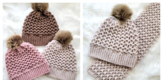 Simple Kelsey Beanie Hat Free Crochet Pattern