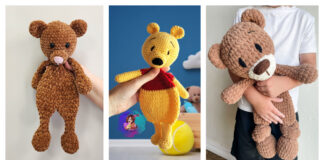 Snuggler Bear Lovey Free Crochet Patterns