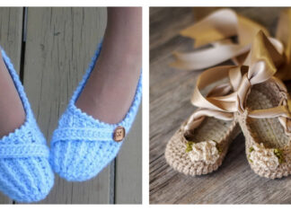 Ballet Slippers Crochet Patterns