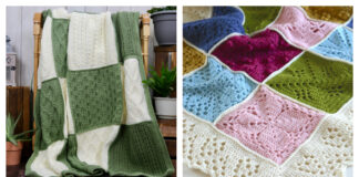 Block Sampler Blanket Free Crochet Patterns