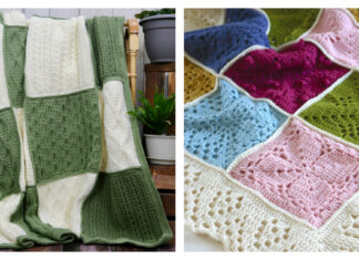 Block Sampler Blanket Free Crochet Patterns