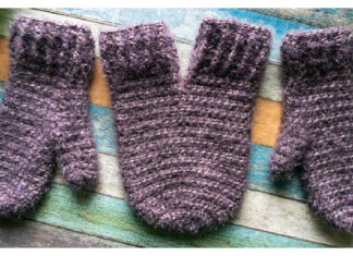 Couples Mittens Free Crochet Pattern