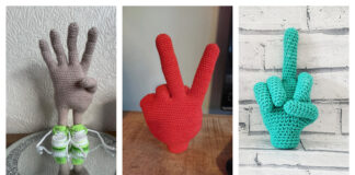 Posable Hand Amigurumi Crochet Patterns