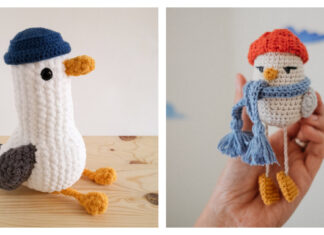 Seagull Amigurumi Crochet Patterns