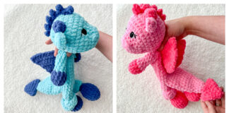 Mini Dragon Snuggler Free Crochet Pattern