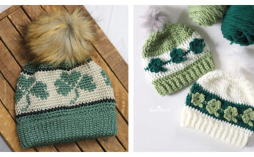 St. Patrick's Day Shamrock Hat Free Crochet Patterns