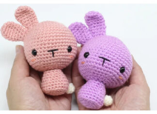 Sweet Little Bunny Amigurumi Free Crochet Pattern and Video Tutorial