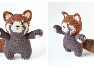 Auburn the Red Panda Amigurumi Free Crochet Pattern