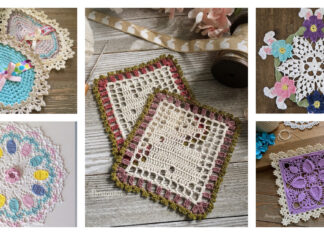 Easter Decor Spring Doily Crochet Patterns