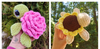 Flower Turtle Amigurumi Crochet Patterns