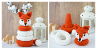 Fox Stacking Toy Free Crochet Pattern