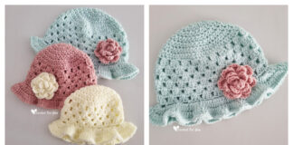 Spring Girls Hat Free Crochet Pattern