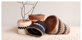 Copenhagen Baskets Free Crochet Pattern