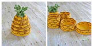 Fruit Nesting Bowls Free Crochet Pattern