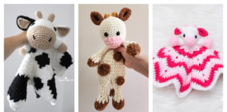 Hug Me Cow Lovey Free Crochet Pattern