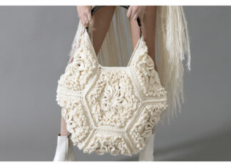 Flower Granny Dalia Bag Free Crochet Pattern