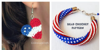 American Flag Inspired Projects Crochet Pattern Jewelry