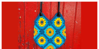 Marguerite Granny Bag Free Crochet Pattern