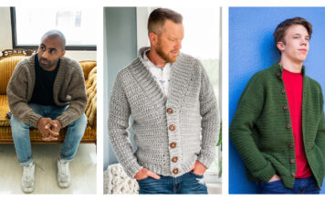 Men's Cardigan Crochet Patterns