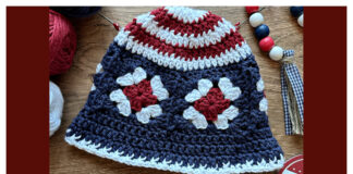 Patriotic Bucket Hat Free Crochet Pattern