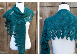 Topelt Shawl Free Crochet Pattern