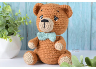 Hazel the Bear Amigurumi Free Crochet Pattern