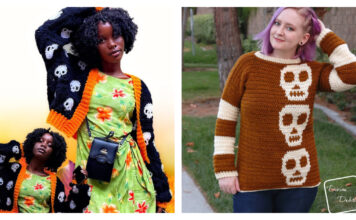 Skull Sweater Crochet Patterns